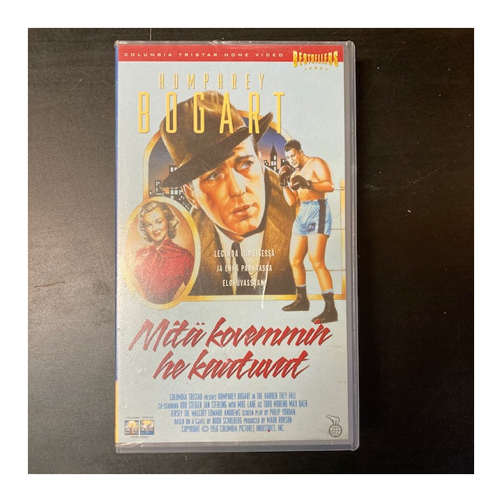 Mitä kovemmin he kaatuvat VHS (VG+/M-) -draama/jännitys-