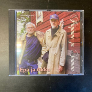 Epa ja Akku - Päijänne ja Saimaa CD (VG+/M-) -folk-