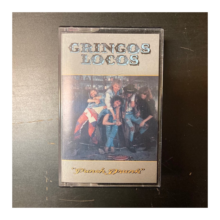 Gringos Locos - Punch Drunk C-kasetti (VG+/M-) -hard rock-