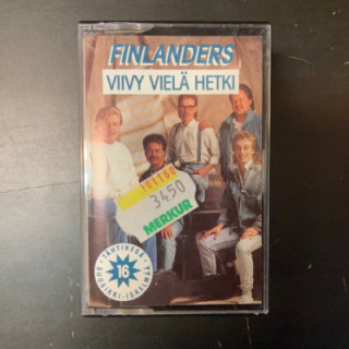 Finlanders - Viivy vielä hetki C-kasetti (VG+/M-) -iskelmä-