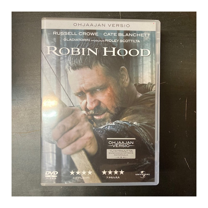 Robin Hood (ohjaajan versio) DVD (M-/M-) -seikkailu-