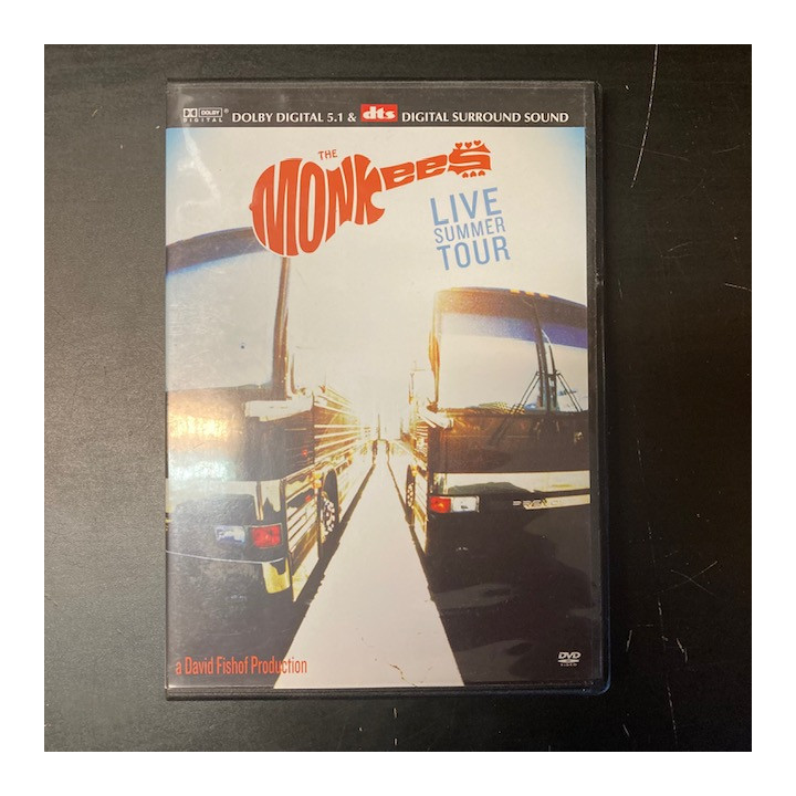 Monkees - Live Summer Tour DVD (VG+/M-) -pop rock-