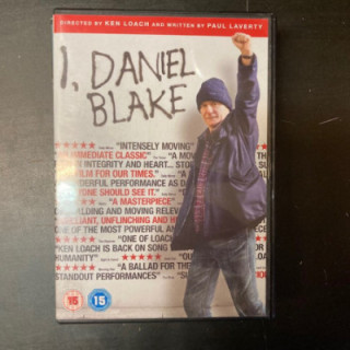 I, Daniel Blake DVD (VG/M-) -draama- (ei suomenkielistä tekstitystä)