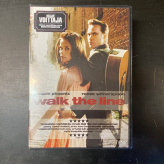 Walk The Line DVD (VG+/M-) -draama-