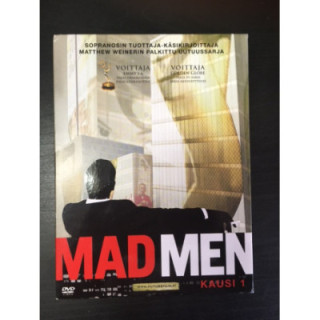 Mad Men - Kausi 1 4DVD (M-/VG+) -tv-sarja-