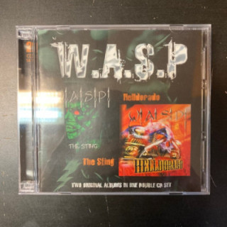 W.A.S.P. - The Sting / Helldorado 2CD (VG-VG+/VG+) -heavy metal-