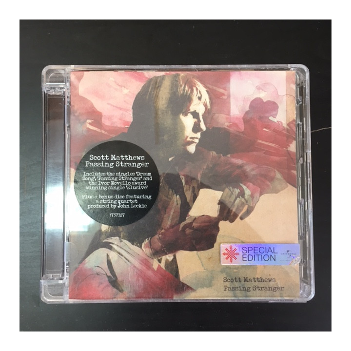 Scott Matthews - Passing Stranger (special edition) 2CD (VG+/M-) -folk rock-
