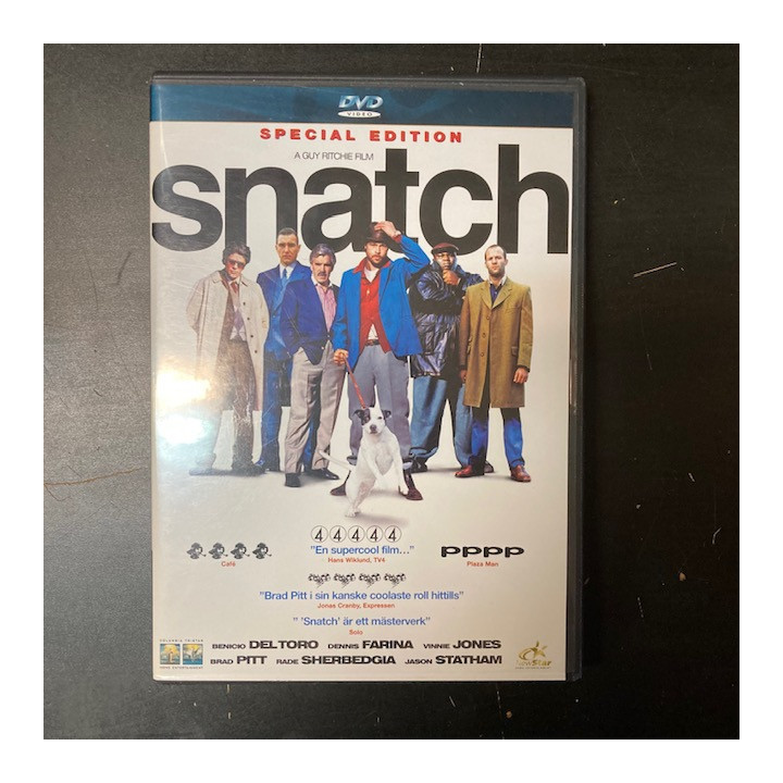 Snatch - hävyttömät (special edition) DVD (VG+/M-) -toiminta/komedia-