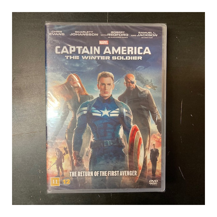 Captain America - The Winter Soldier DVD (avaamaton) -toiminta/sci-fi-