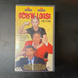 Screw Loose - pultti pois VHS (VG+/M-) -komedia-