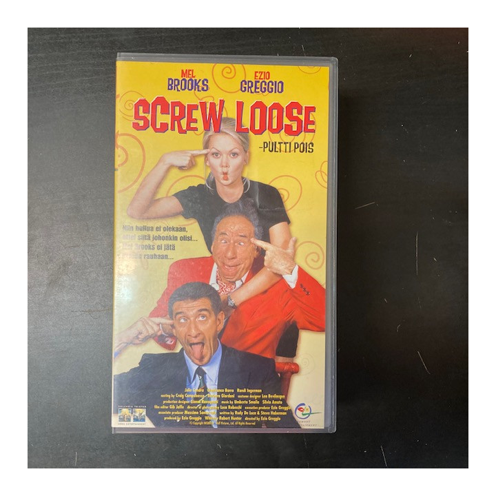 Screw Loose - pultti pois VHS (VG+/M-) -komedia-