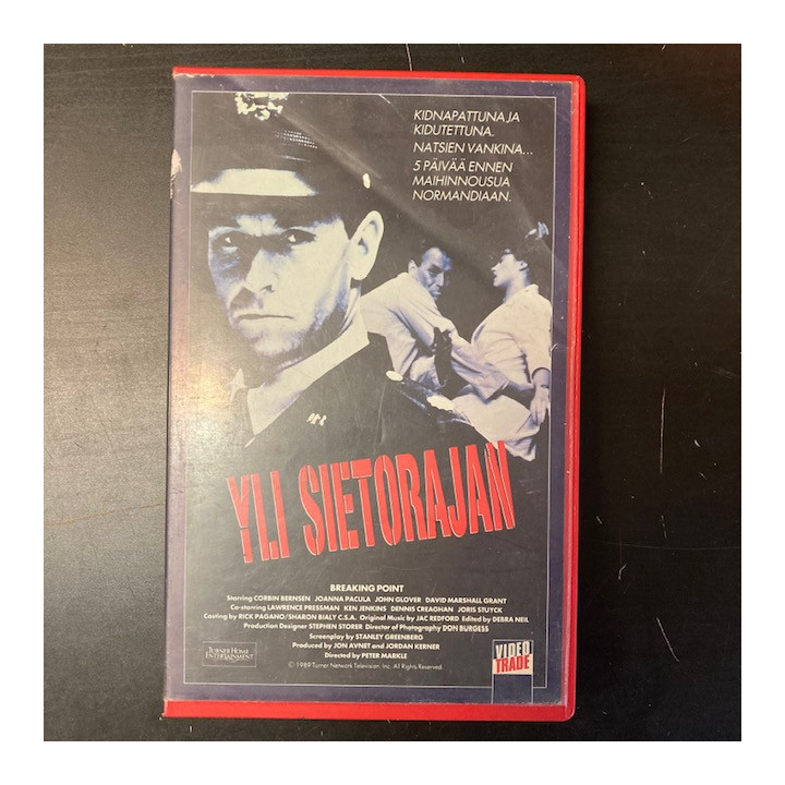 Yli sietorajan VHS (VG+/VG+) -jännitys-