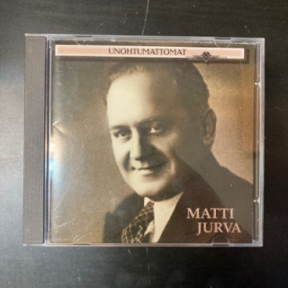 Matti Jurva - Unohtumattomat CD (VG/VG+) -iskelmä-