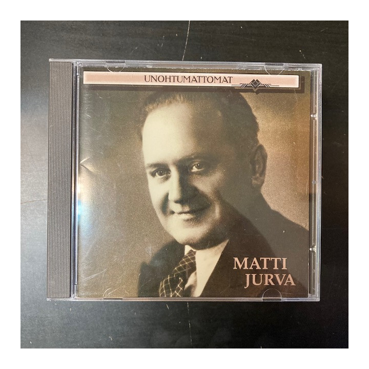 Matti Jurva - Unohtumattomat CD (VG/VG+) -iskelmä-