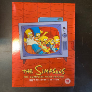 Simpsonit - Kausi 5 4DVD (VG-M-/M-) -tv-sarja-