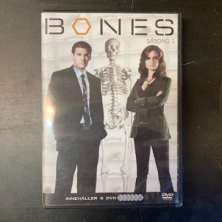 Bones - Kausi 1 6DVD (VG+-M-/M-) -tv-sarja-
