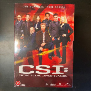 CSI: Crime Scene Investigation - Kausi 3 6DVD (avaamaton) -tv-sarja-