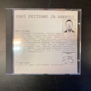 Kari Peitsamo ja Ankkuli - Kari Kolmas / Puinen levy CD (M-/M-) -folk rock-