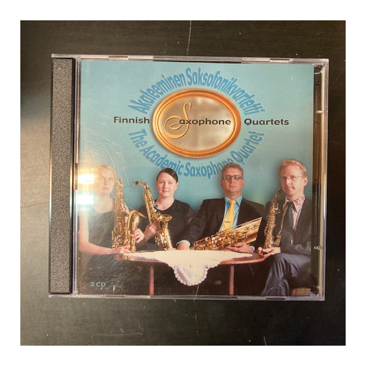 Akateeminen Saksofonikvartetti - Finnish Saxophone Quartets 2CD (M-/M-) -klassinen-