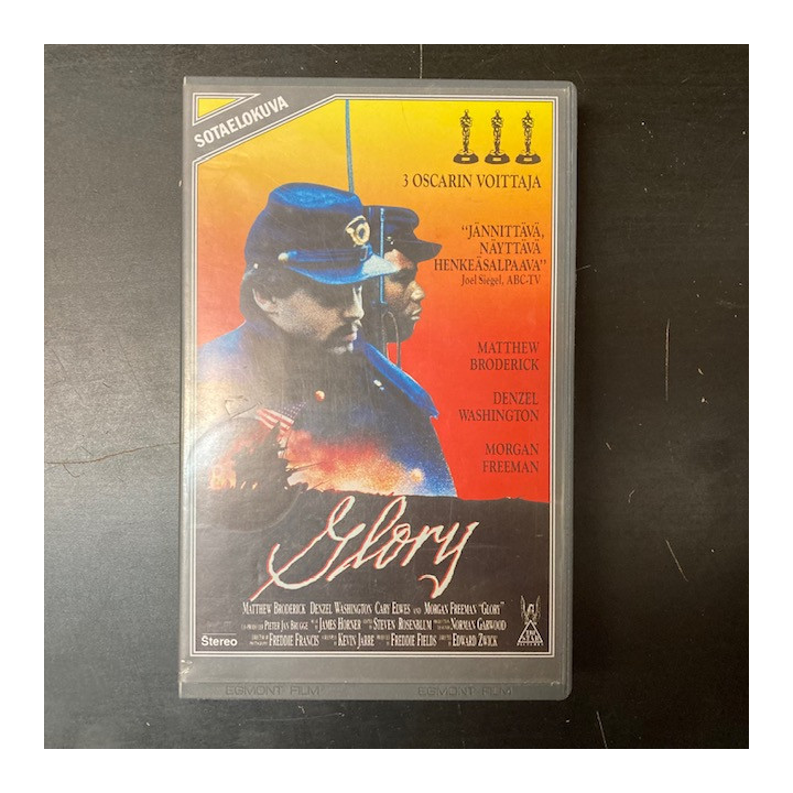 Glory VHS (VG+/VG+) -draama-