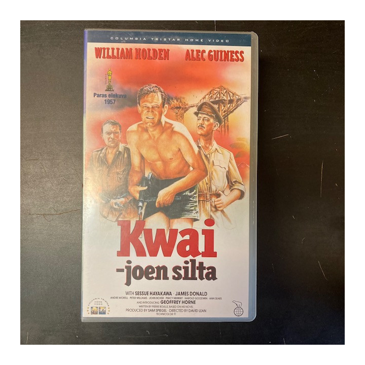 Kwai-joen silta VHS (VG+/M-) -sota/draama-