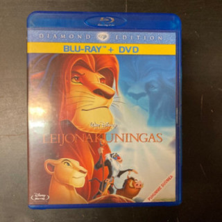 Leijonakuningas (diamond edition) Blu-ray+DVD (VG+-M-/M-) -animaatio-