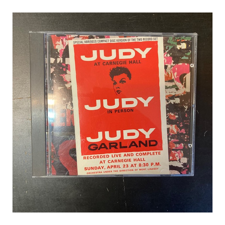 Judy Garland - Judy At Carnegie Hall CD (M-/VG+) -jazz-