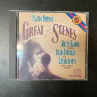 Placido Domingo - Great Love Scenes CD (M-/M-) -klassinen-