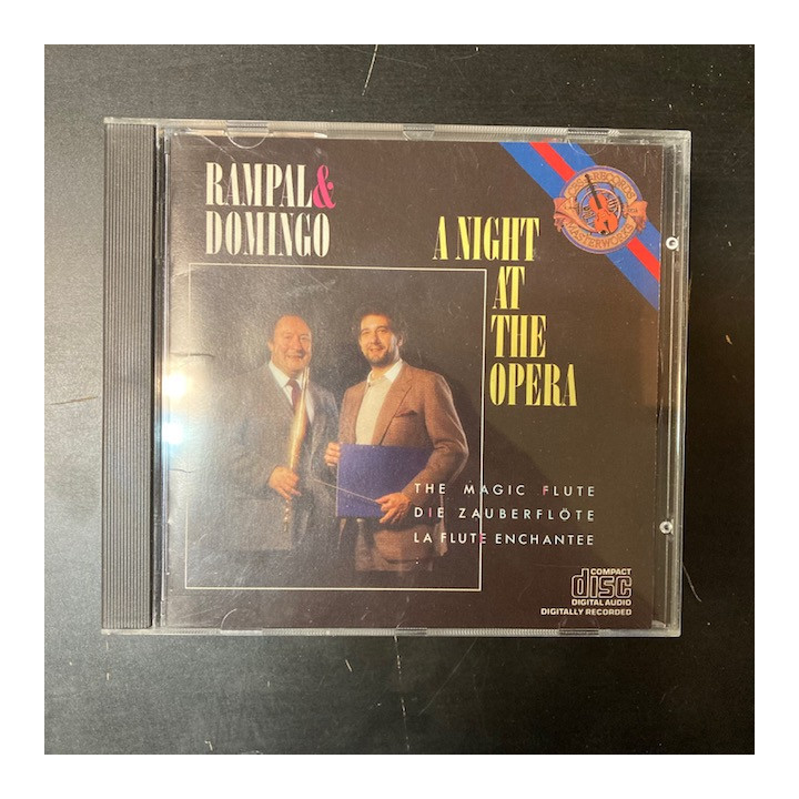 Jean-Pierre Rampal & Placido Domingo - A Night At The Opera CD (M-/M-) -klassinen-