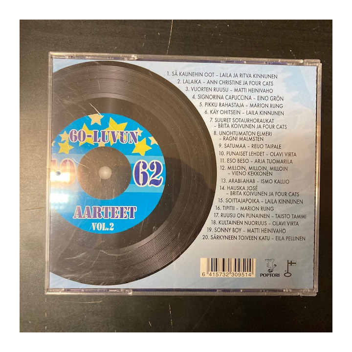 V/A - 1962 (60-luvun aarteet Vol.2) CD (VG+/M-)