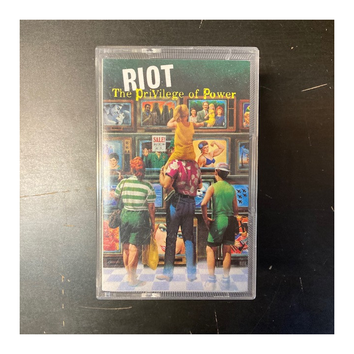 Riot - The Privilege Of Power C-kasetti (VG+/M-) -heavy metal-