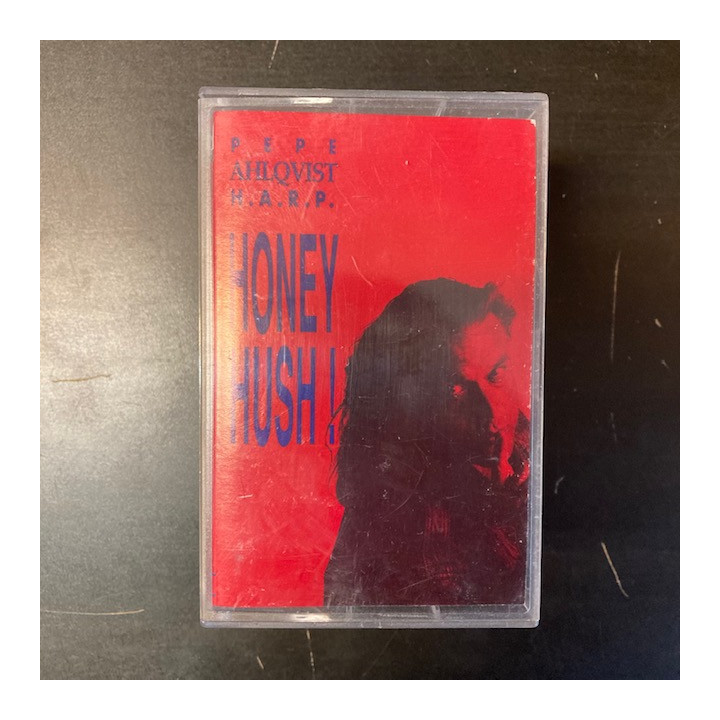Pepe Ahlqvist H.A.R.P. - Honey Hush! C-kasetti (VG+/VG+) -blues rock-