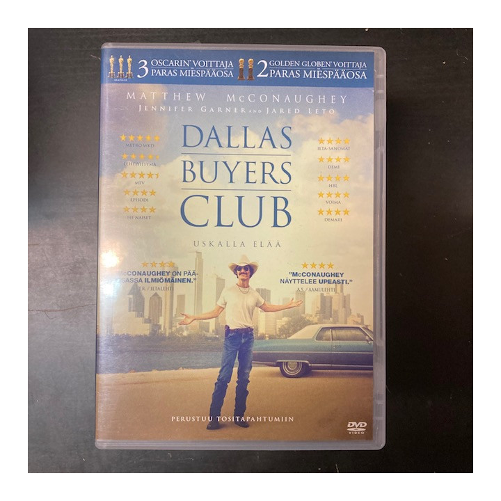 Dallas Buyers Club DVD (VG+/M-) -draama-