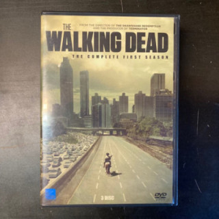 Walking Dead - Kausi 1 3DVD (VG-VG+/M-) -tv-sarja-