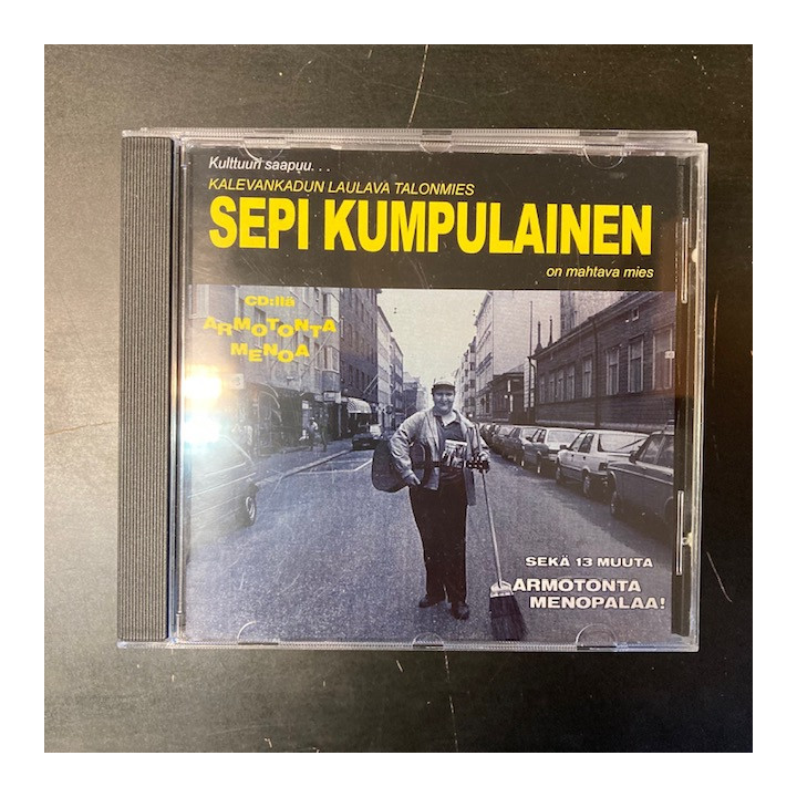 Sepi Kumpulainen - Armotonta menoa CD (M-/M-) -huumorimusiikki-