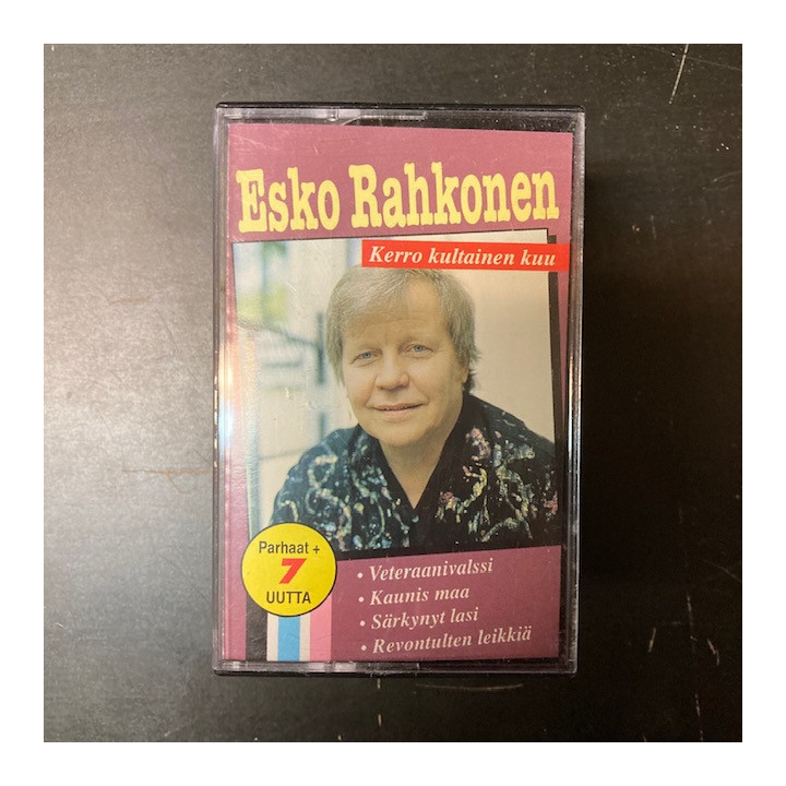 Esko Rahkonen - Kerro kultainen kuu C-kasetti (VG+/M-) -iskelmä-