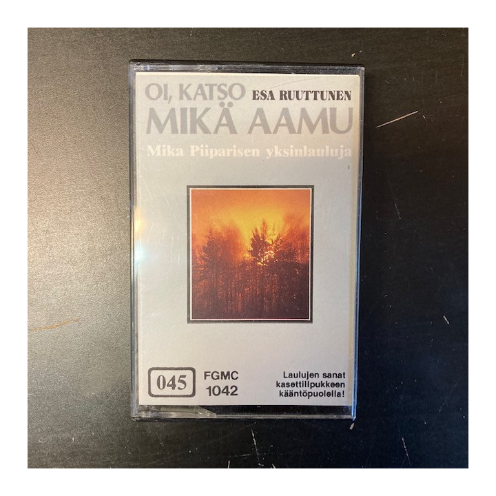 Esa Ruuttunen - Oi, katso mikä aamu C-kasetti (VG+/M-) -gospel-