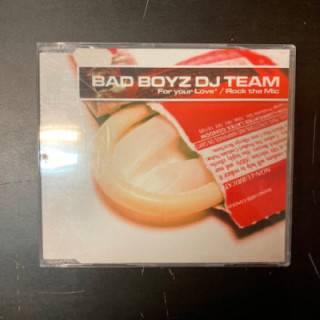 Bad Boyz DJ Team - For Your Love / Rock The Mic CDS (VG+/M-) -trance-