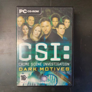 CSI: Crime Scene Investigation - Dark Motives (PC) (VG+/M-)