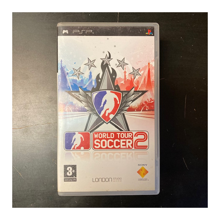 World Tour Soccer 2 (PSP) (VG+/VG+) (ei ohjekirjaa)