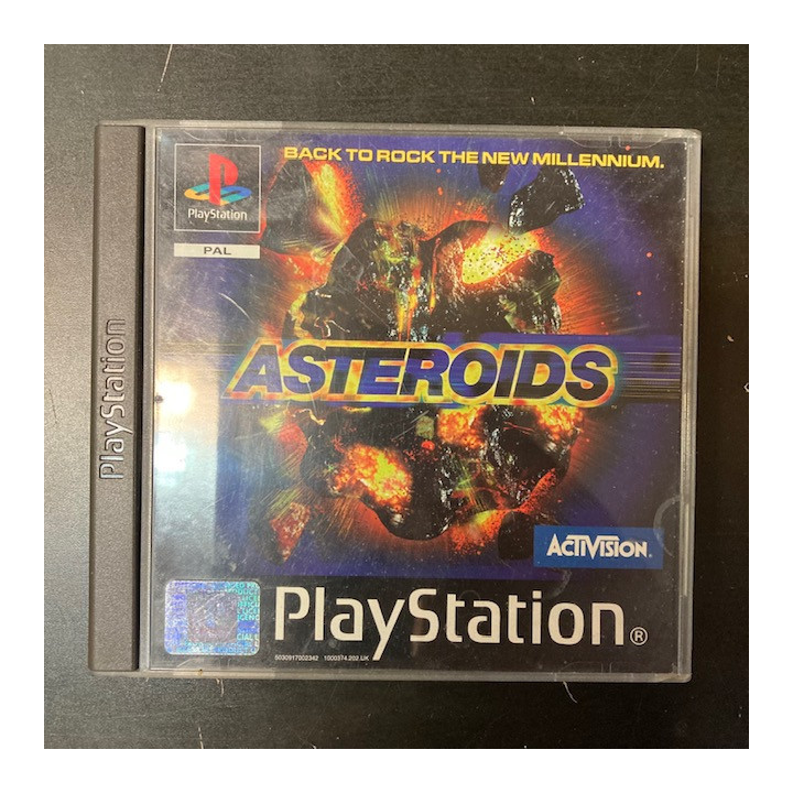 Asteroids (PS1) (VG+/VG+) (ei ohjekirjaa)