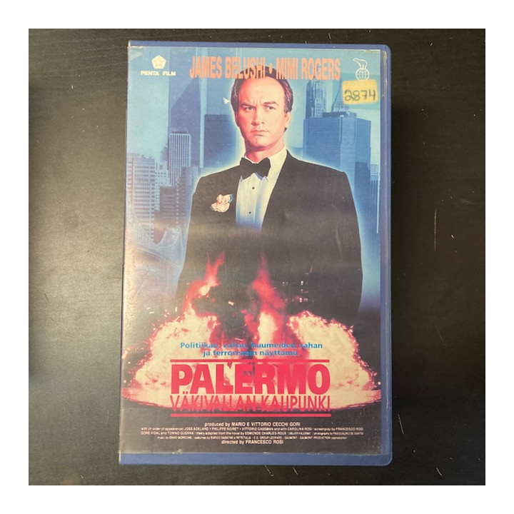 Palermo - väkivallan kaupunki VHS (VG+/VG+) -draama/jännitys-