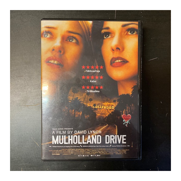 Mulholland Drive DVD (M-/M-) -jännitys/draama-