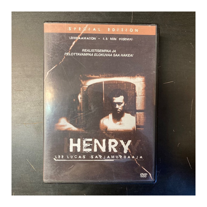 Henry Lee Lucas - sarjamurhaaja (special edition) DVD (M-/M-) -jännitys-