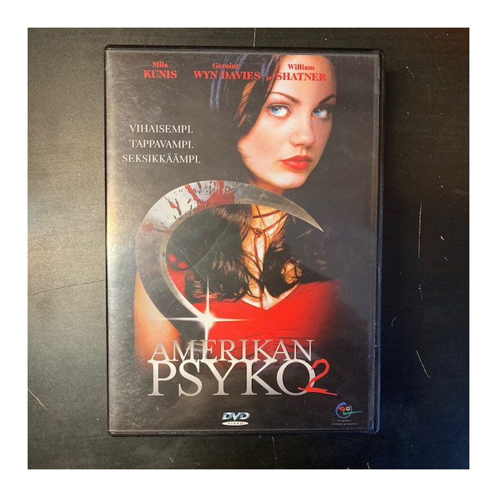 Amerikan psyko 2 DVD (M-/M-) -kauhu-