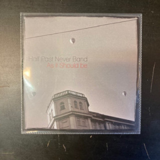 Half Past Never Band - As It Should Be CD (VG+/M-) -hip hop-