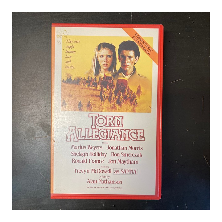 Torn Allegiance VHS (VG+/VG+) -draama-