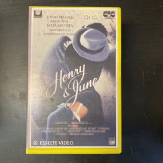 Henry & June VHS (VG+/VG+) -draama-