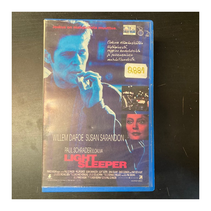 Light Sleeper VHS (VG+/VG+) -jännitys-