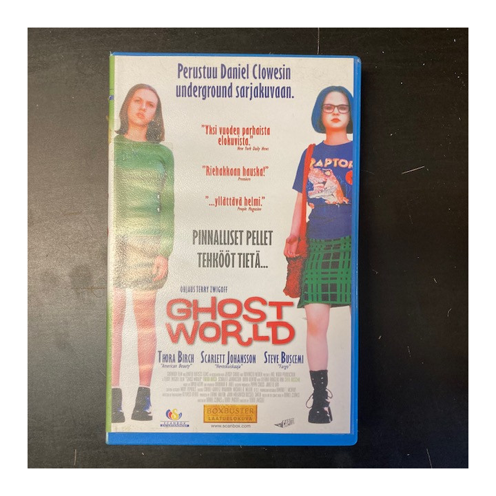 Ghost World VHS (VG+/VG+) -komedia/draama-
